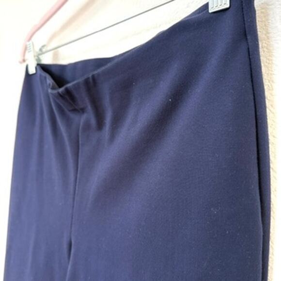 Lilly Pulitzer Travel Pant Skinny Ankle Navy Blue Ponte Stretch Medium Preppy - Picture 3 of 6